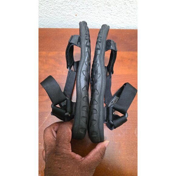 Teva Women's Black Adjustable Strap Hiking Sandals Size 9 - Picture 6 of 8